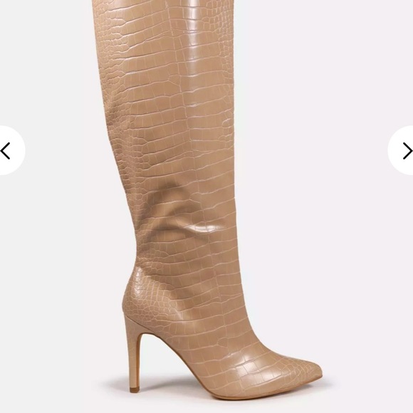 Misguided crocodile boots 👢💘 UK 5, US 6.5 - Picture 1 of 4